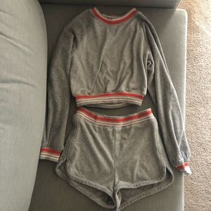 & Other Stories sweatshirt and shorts set